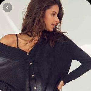 Out From Under Jojo Oversized Thermal Button-Front